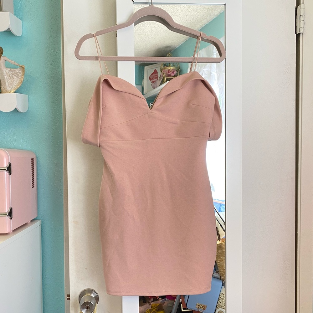 Blush Body Con Dress